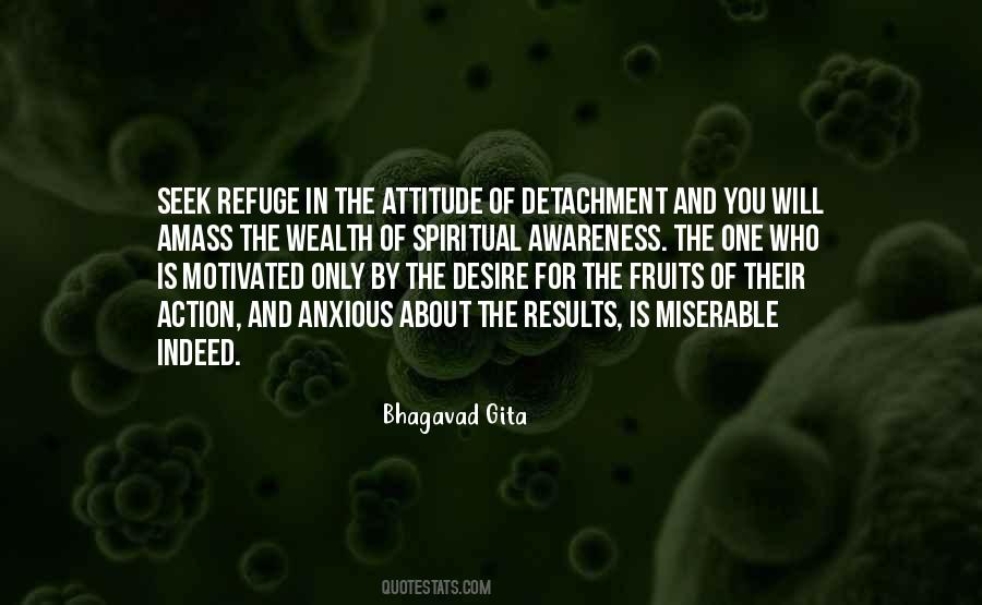 Bhagavad Gita Detachment Quotes #759020