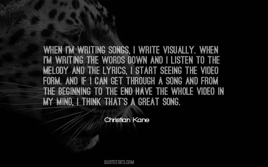 Quotes About Lyrics In A Song #1025258