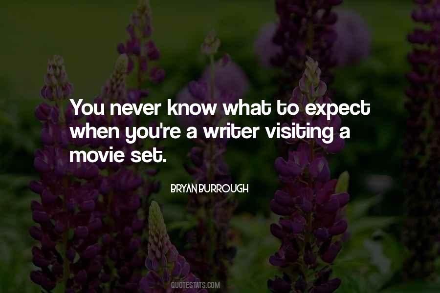 Know What To Expect Quotes #300326