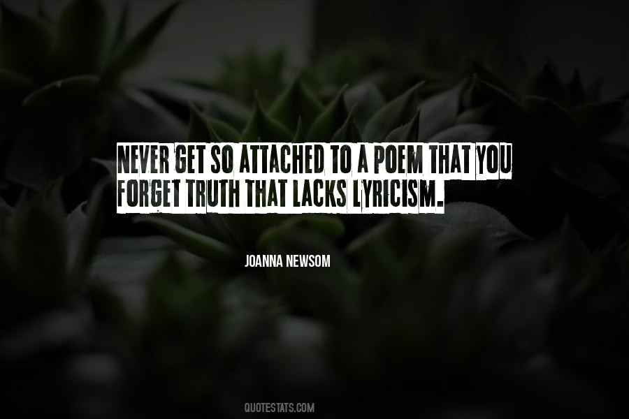 Quotes About Lyricism #131252