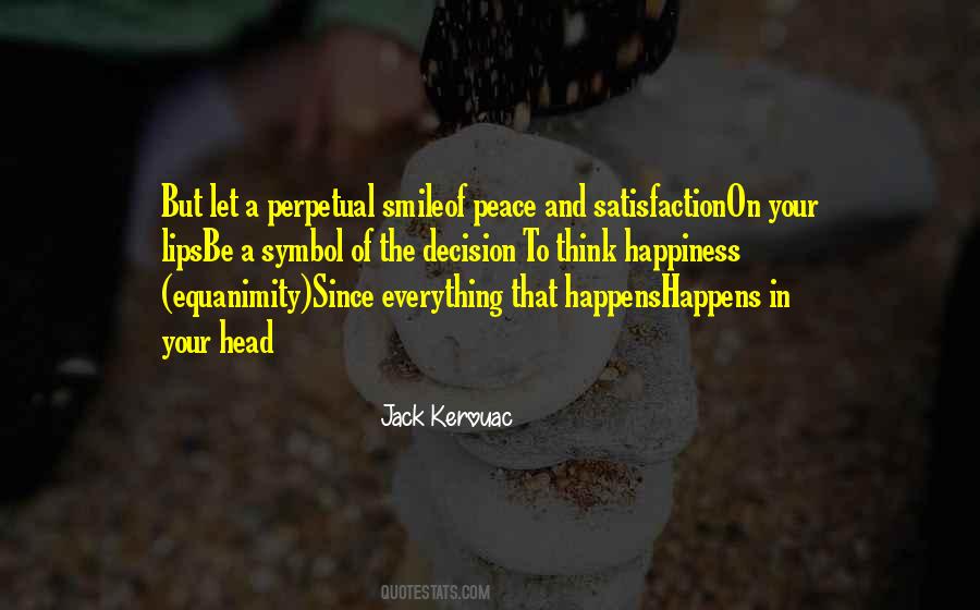 Smile Happiness Peace Quotes #1122303