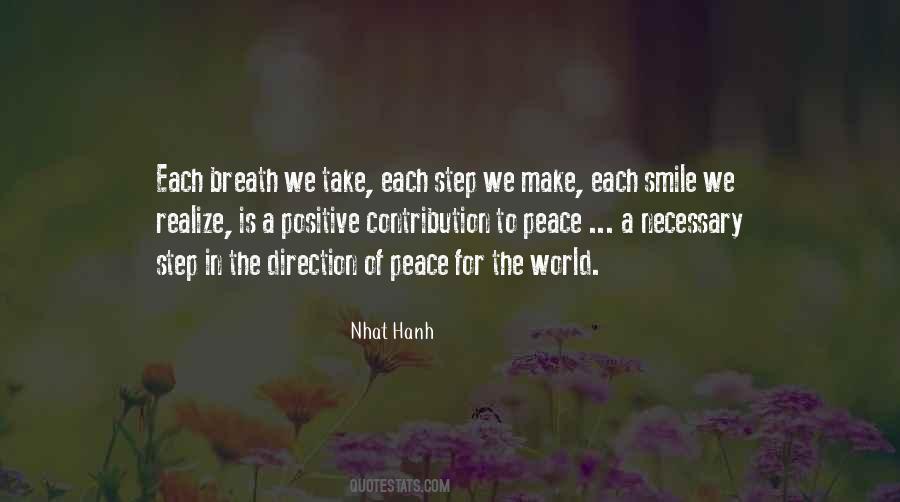 Smile Happiness Peace Quotes #731554