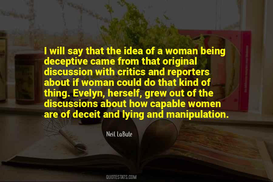 Lying Women Quotes #211482