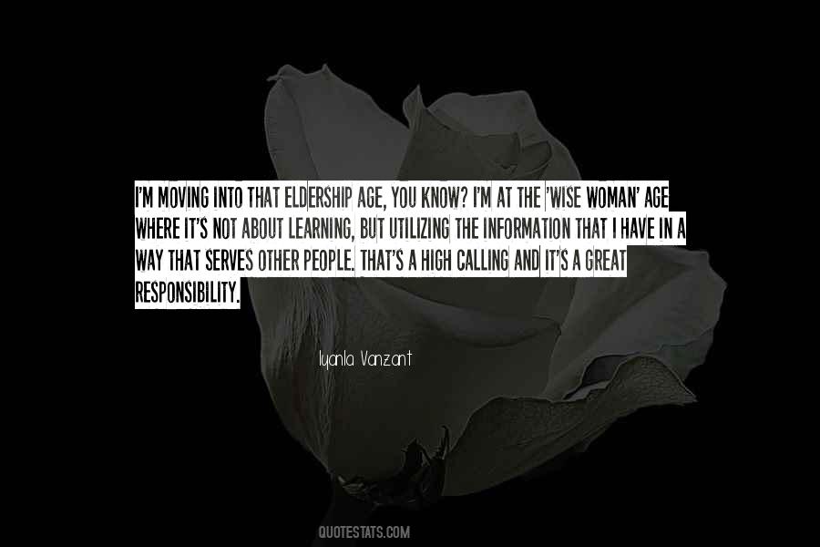 Wise Age Quotes #1027367