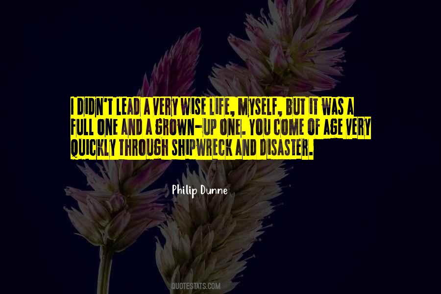 Wise Age Quotes #1097224