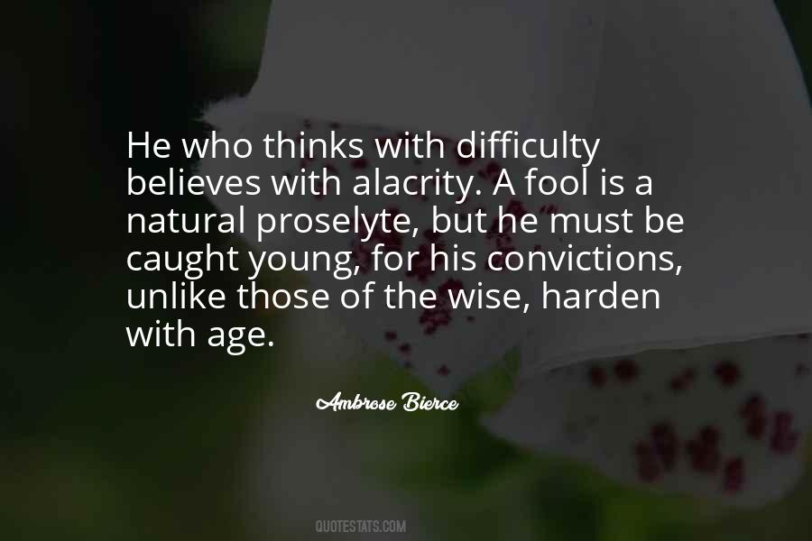 Wise Age Quotes #1224973