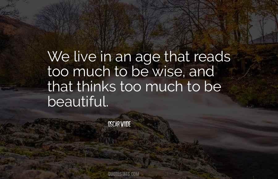 Wise Age Quotes #13009