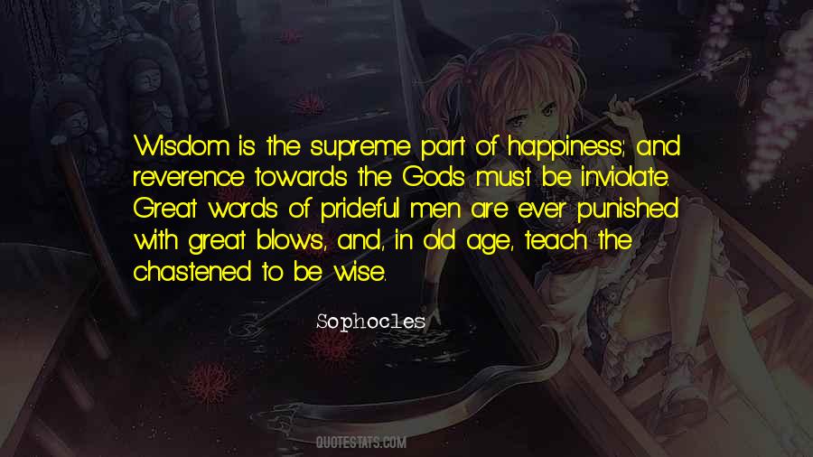 Wise Age Quotes #1301636