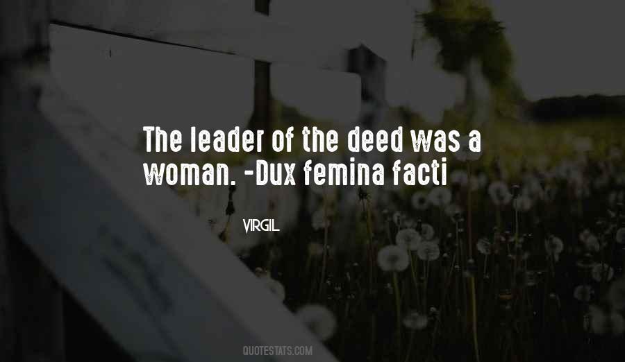 Woman Leader Quotes #1646899