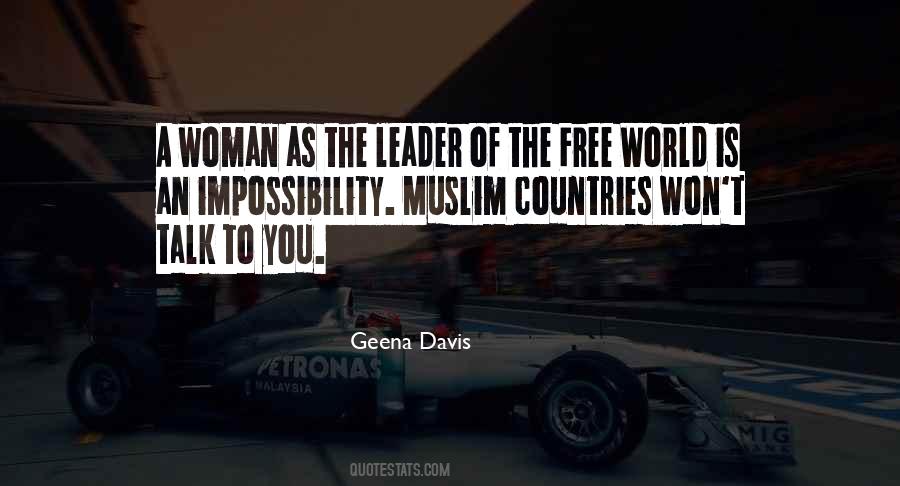 Woman Leader Quotes #354427