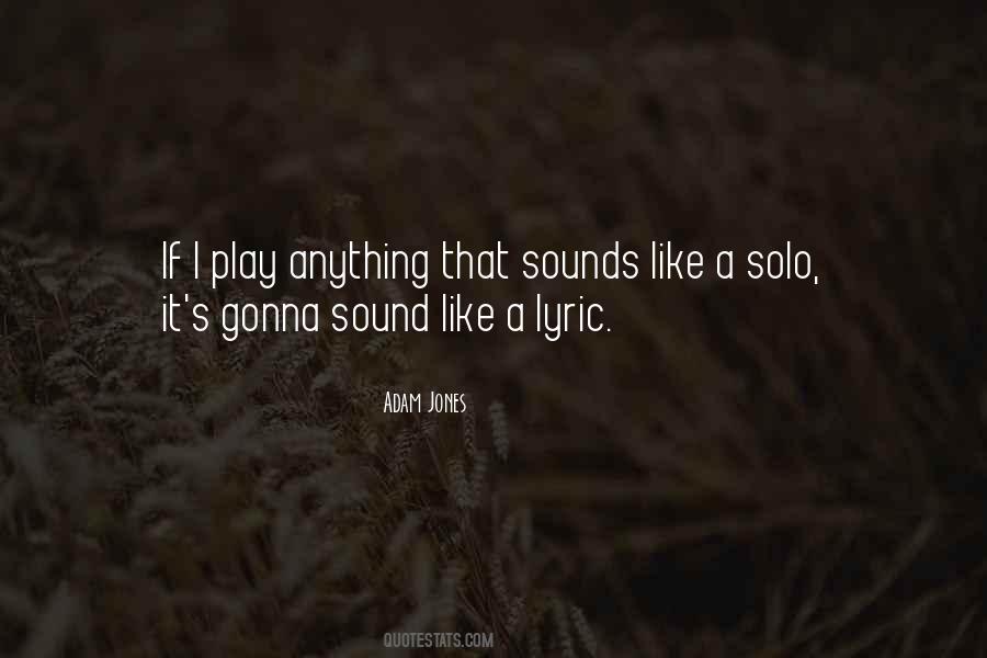 Quotes About Lyric #1800427