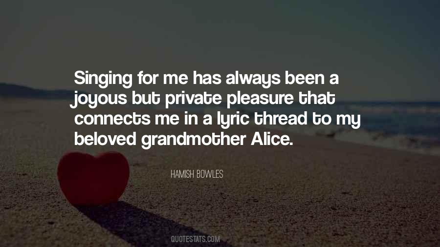 Quotes About Lyric #956499