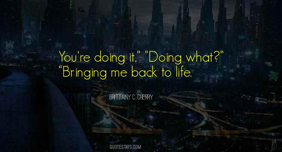 Doing What Quotes #1710266