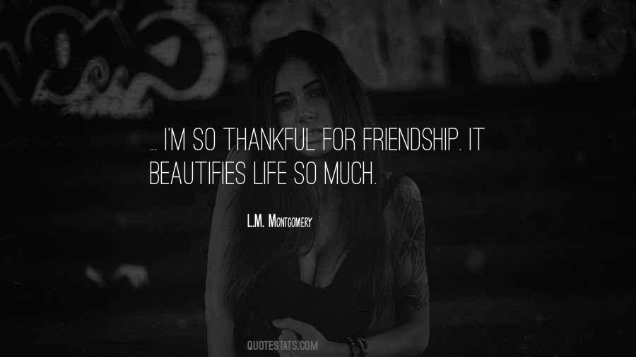 Thankful Friendship Quotes #68084