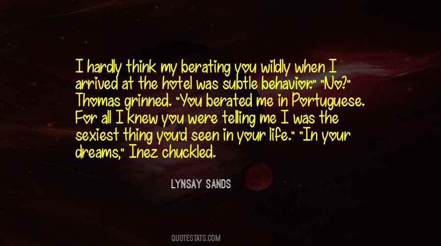 Quotes About Lynsay #1797019