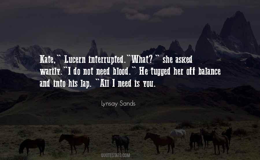 Quotes About Lynsay #811712