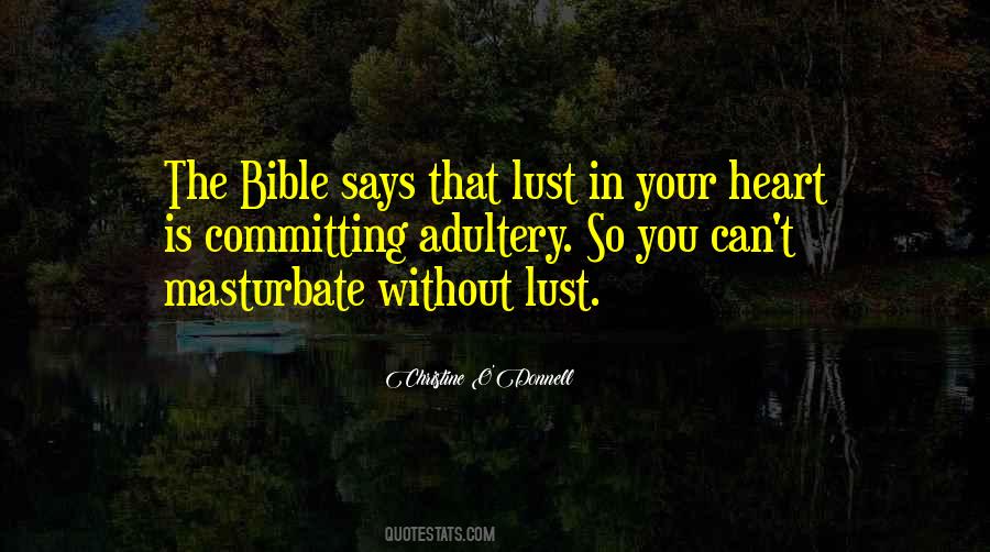 Bible Adultery Quotes #527049