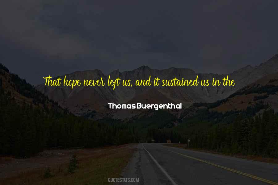 Buergenthal Thomas Quotes #1211025