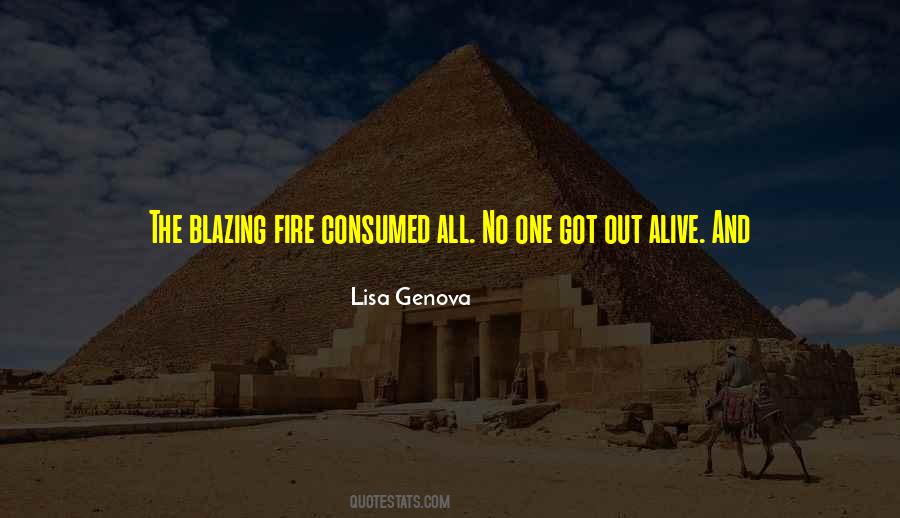 Blazing Fire Quotes #1836452