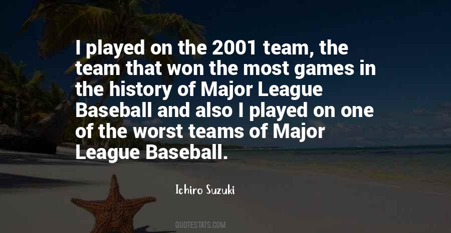 Baseball Teams Quotes #482377