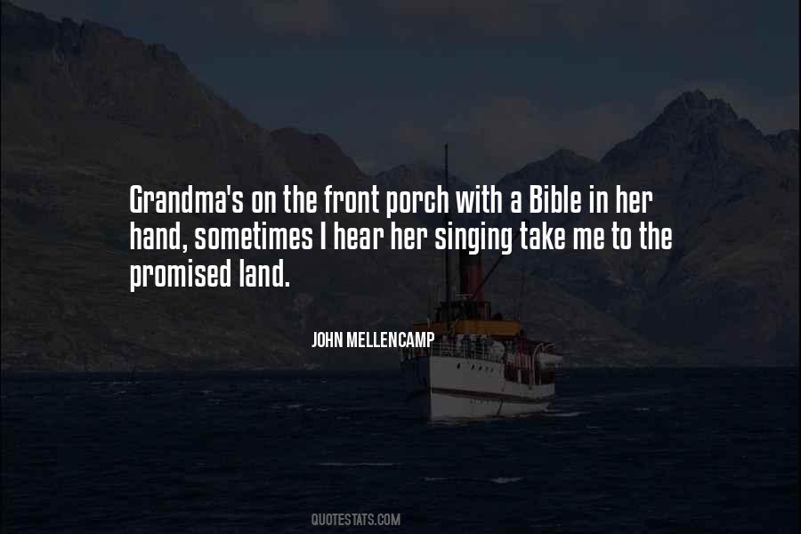 Bible Land Quotes #1829666