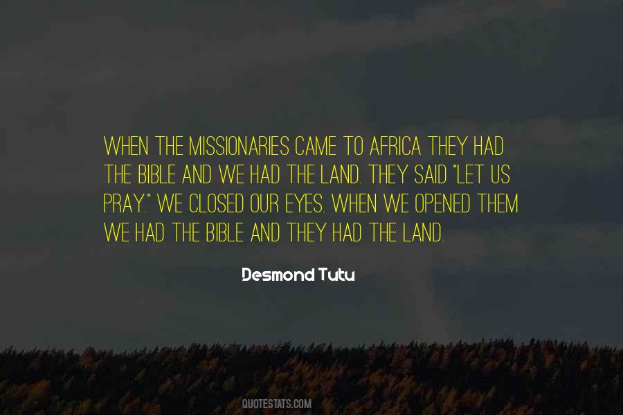 Bible Land Quotes #464795