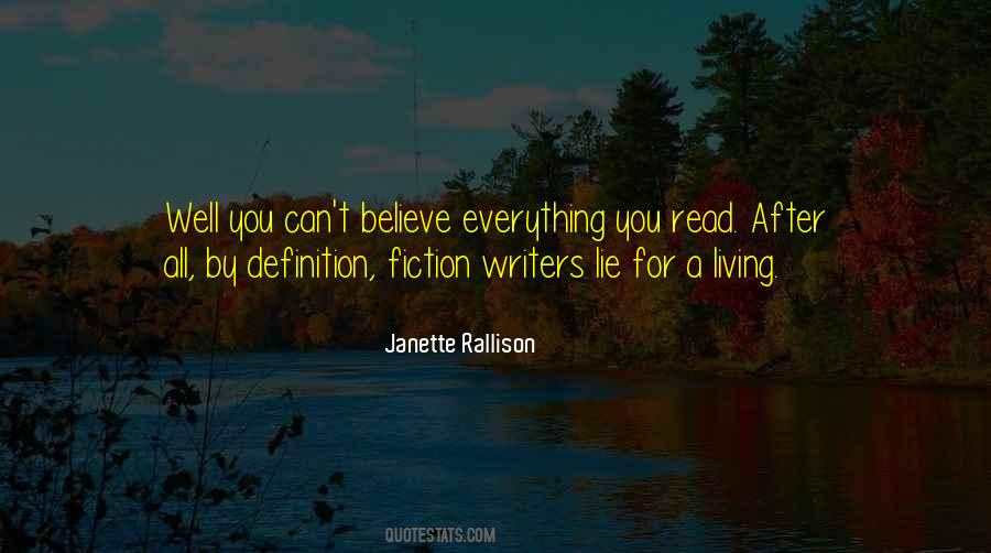 Fiction Writers Quotes #1012177