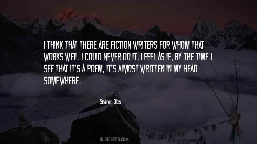 Fiction Writers Quotes #1587098