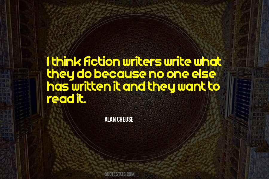 Fiction Writers Quotes #354885