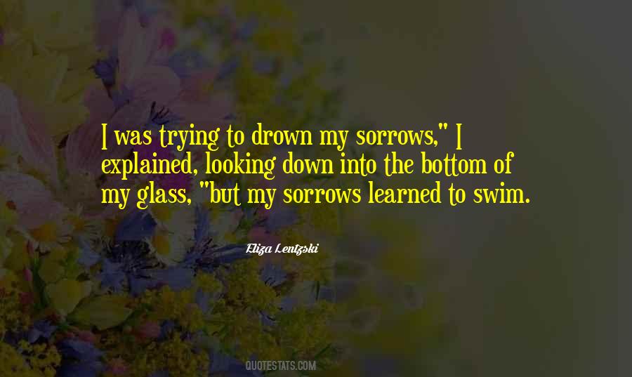 Drown My Sorrows Quotes #217652