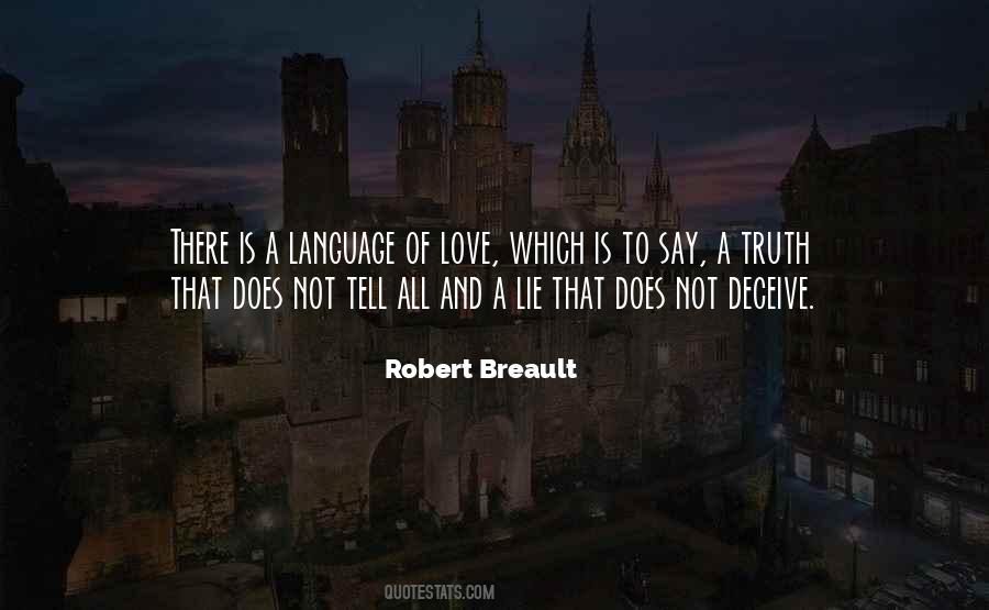 Quotes About Lying And Love #756986