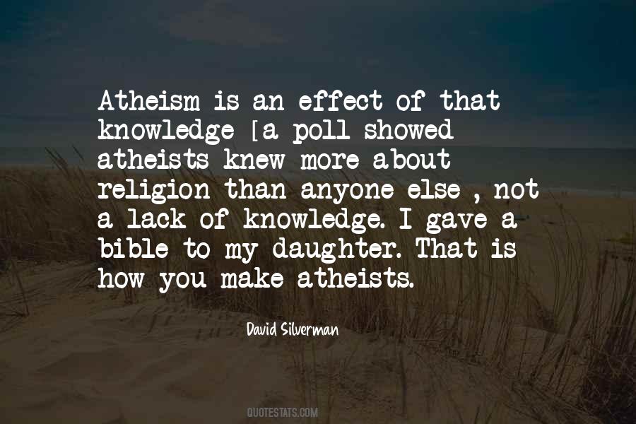 Knowledge Religion Quotes #156940