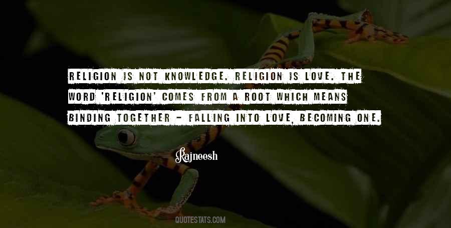 Knowledge Religion Quotes #319062