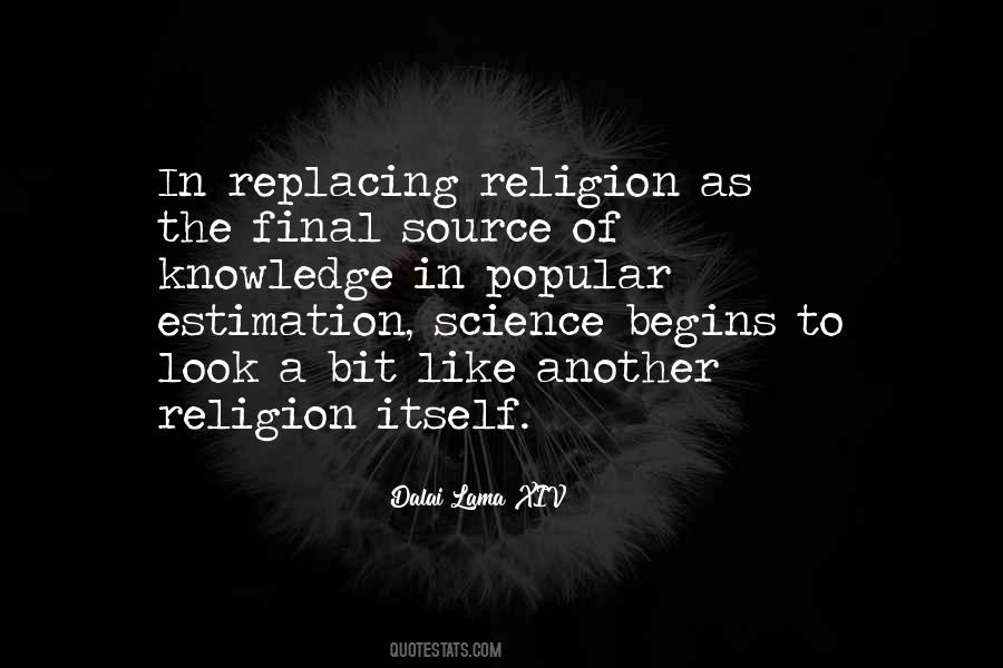 Knowledge Religion Quotes #91754