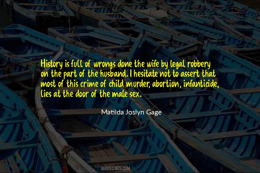 Child Infanticide Quotes #380680