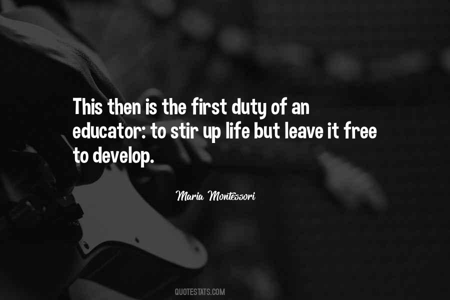 Life Maria Montessori Quotes #1859143