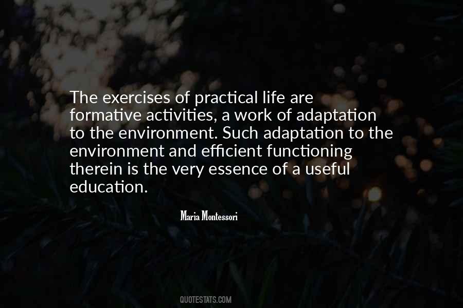 Life Maria Montessori Quotes #382605