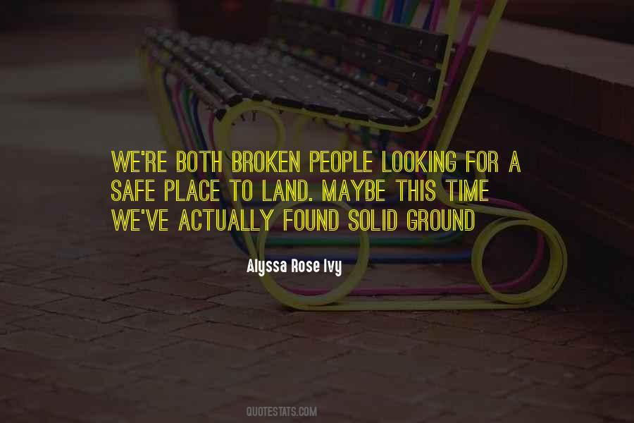 Broken People Quotes #1876100