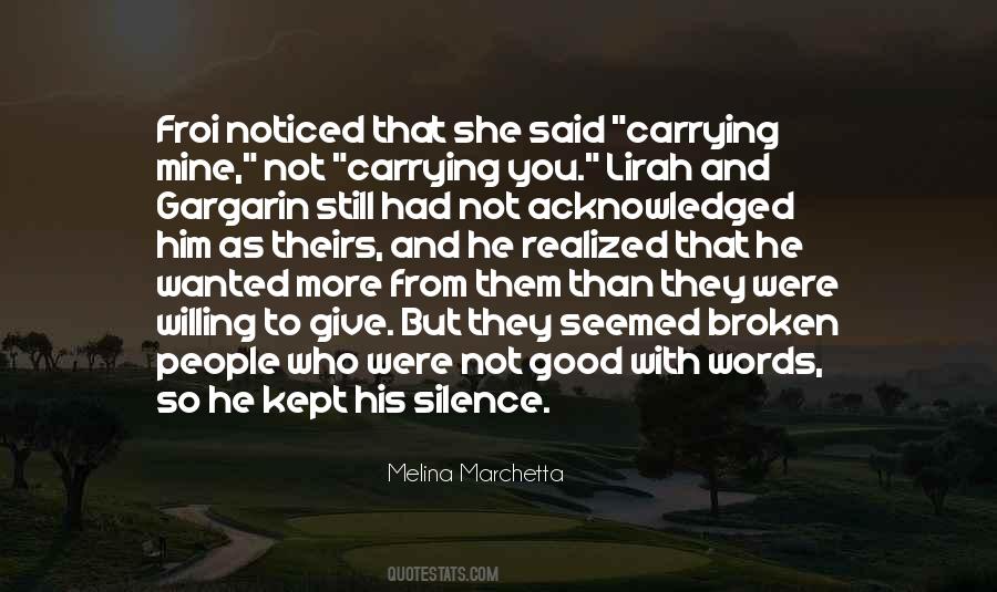 Broken People Quotes #807981