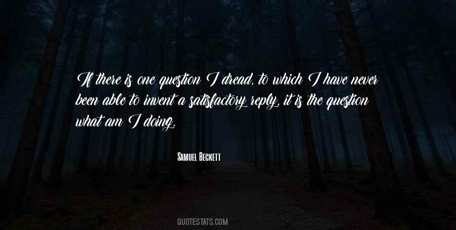 One Question Quotes #1313243