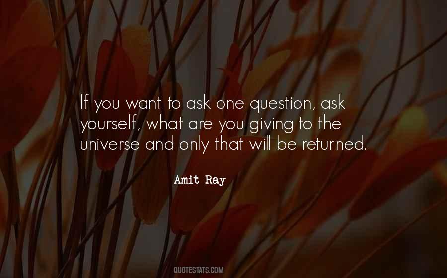 One Question Quotes #670525