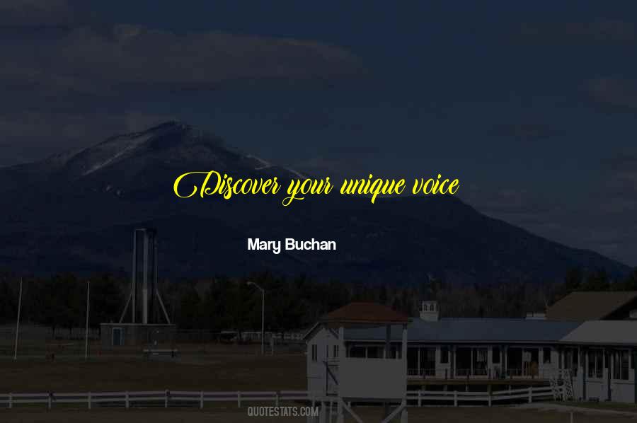 Unique Voice Quotes #1570536