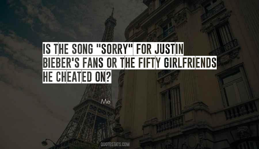 Bieber Song Quotes #1274977