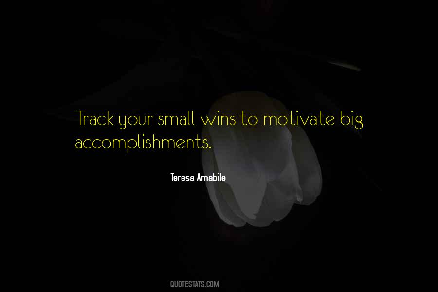 Big Accomplishments Quotes #721245