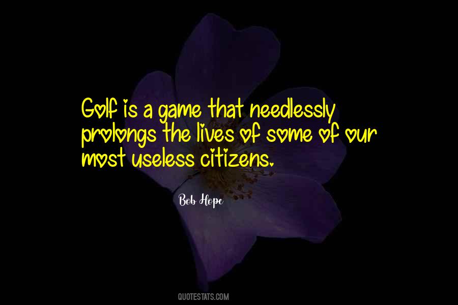 Game Of Golf Quotes #261556