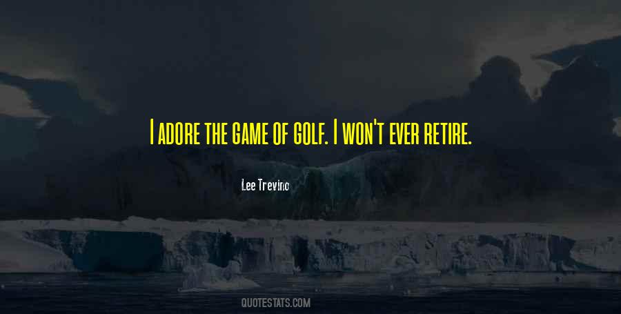 Game Of Golf Quotes #910918