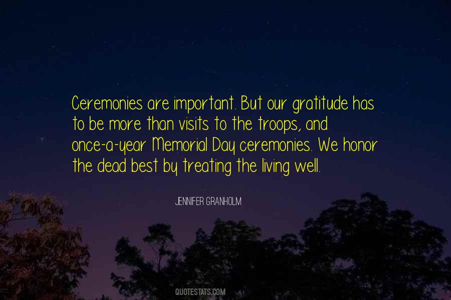 Memorial Day Honor Quotes #553298