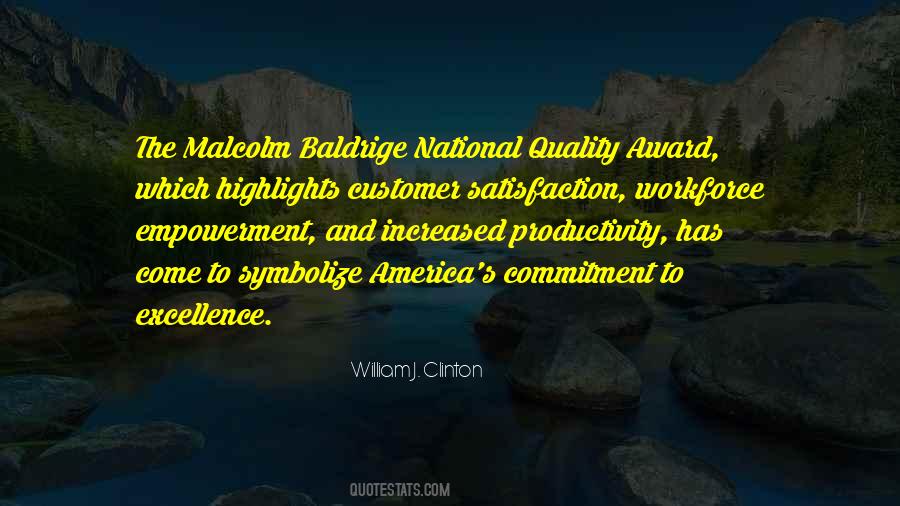 Baldrige National Quality Quotes #1794824