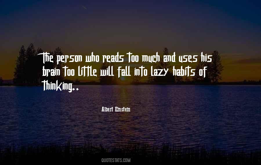 Lazy Thinking Quotes #193231