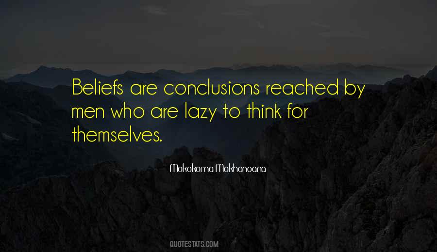 Lazy Thinking Quotes #971364